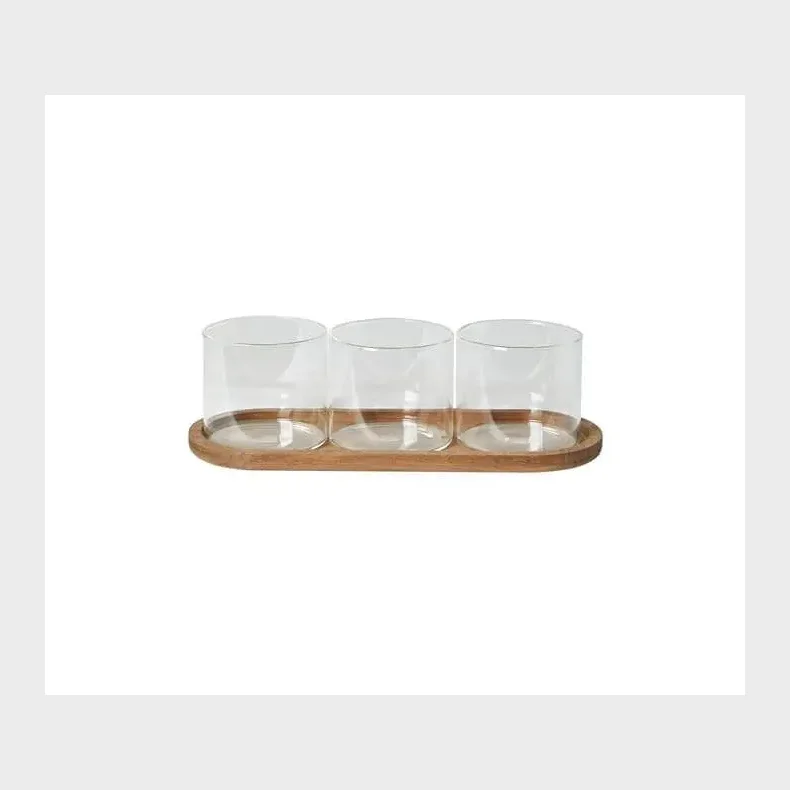 DA'CORE FAD MED 3 SK�LE GLAS/AKACIE