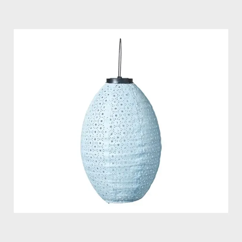 SOLCELLE LANTERNELAMPE LYSEBL� 22X32CM