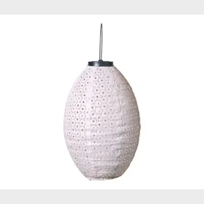 SOLCELLE LANTERNELAMPE ROSA 22X32CM