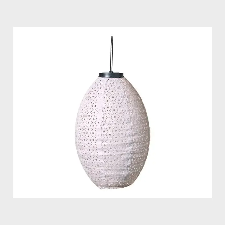 SOLCELLE LANTERNELAMPE ROSA 22X32CM