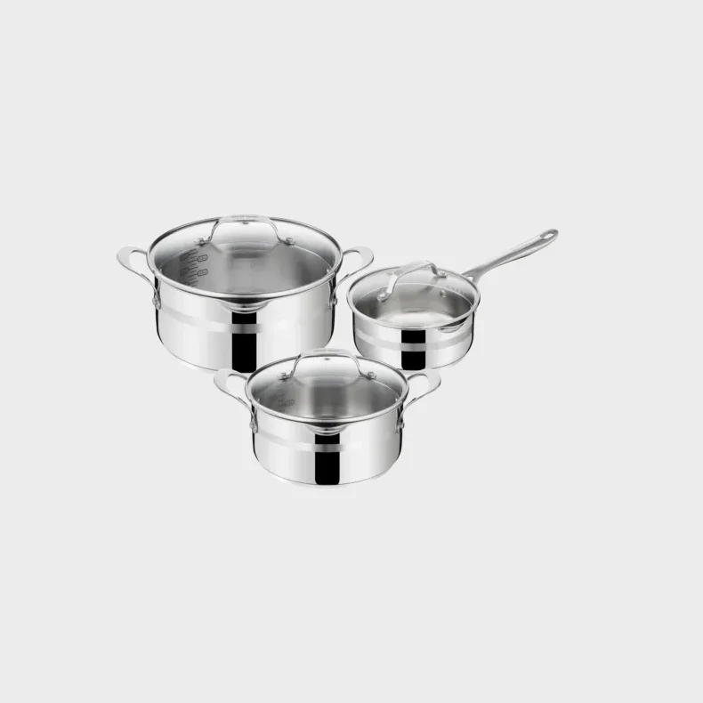 JAMIE OLIVER BY TEFAL COOK SMART GRYDES�T 6 DELE RUSTFRIT ST�L