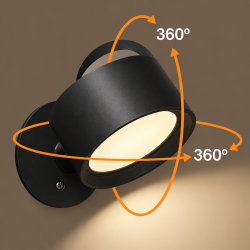 V�GLAMPE M. MAGNET SORT OPLADELIG