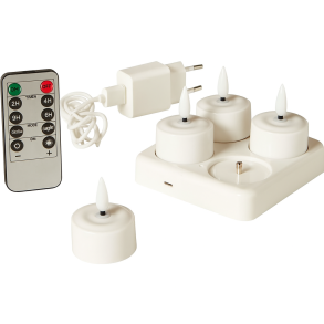 OPLADELIG FYRFADS HVID 4 STK