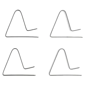 DUGKLEMMER RUSTFRIT STL - 4 STK.
