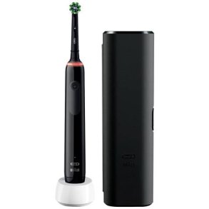 ORAL-B PRO 3 SORT ELEKTRISK TANDB�RSTE MED REJSEETUI