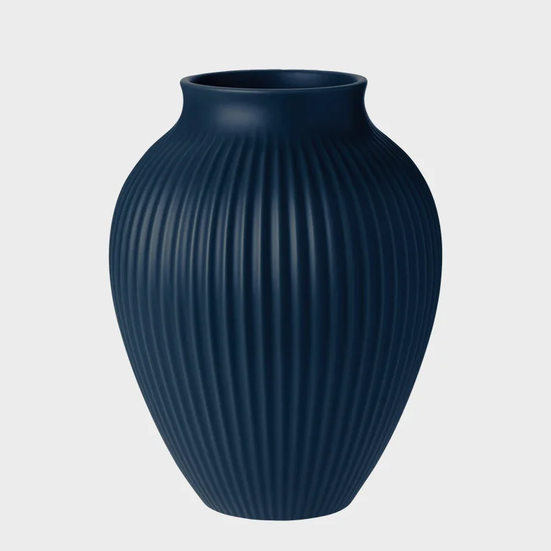 KNABSTRUP VASE MAT DARK BLUE 27CM