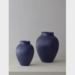 KNABSTRUP VASE MAT DARK BLUE 20CM