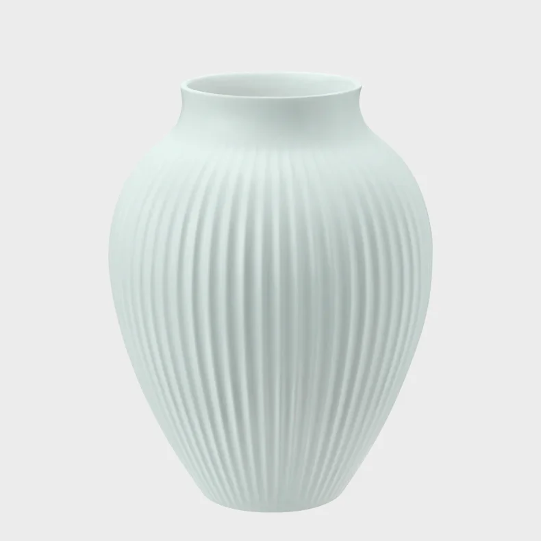 KNABSTRUP VASE MAT ICE BLUE 27CM