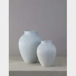 KNABSTRUP VASE MAT ICE BLUE 27CM