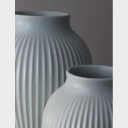 KNABSTRUP VASE MAT ICE BLUE 20CM