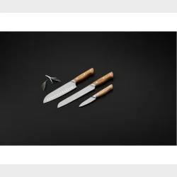 MORS� FORESTA KNIVS�T 3 DELE EG/RUSTFRIT ST�L