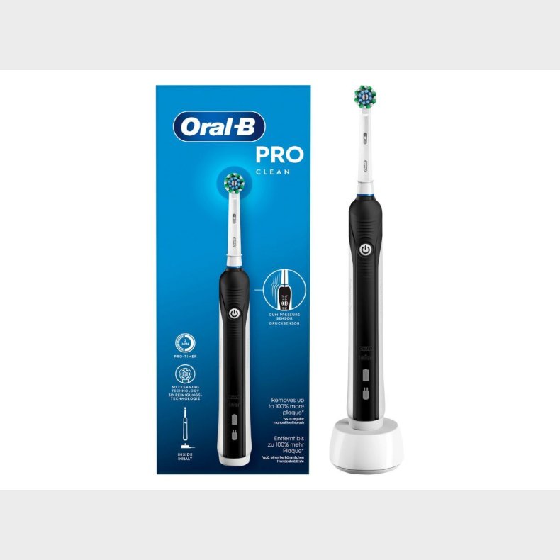 ORAL B PRO CLEAN BLACK TANDBRSTE