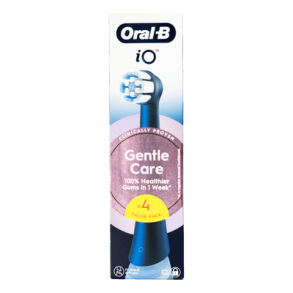ORAL-B IO GENTLECARE SORT 4 PAK B�RSTEHOVED REFILL