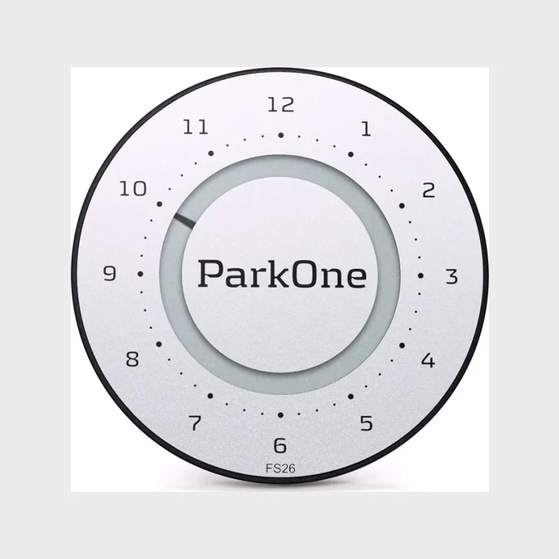 PARKONE-2 ELEKTRONISK P-SKIVE ALPINE WHITE
