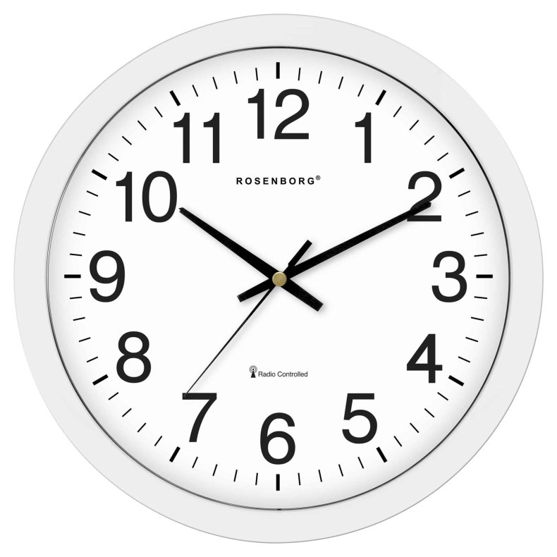 ROSENBORG RADIOSTYRET VGUR  40 CM HVID