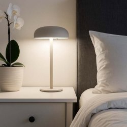 NORDIS ISOLDE LED TOUCH BORDLAMPE SORT/BEIGE - 1 STK ASSORTERET