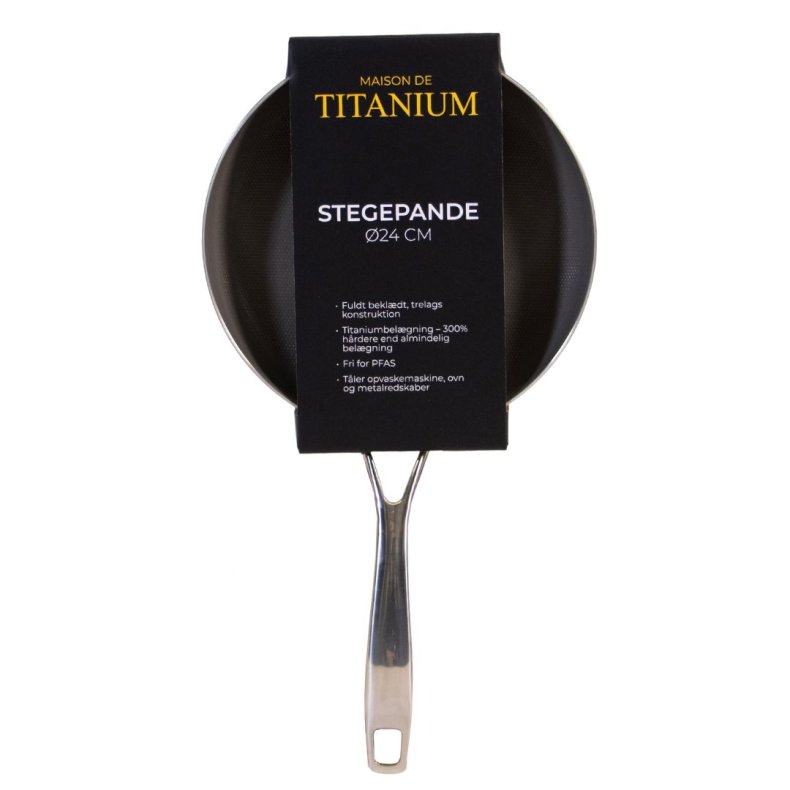 TITANIUM STEGEPANDE �24 CM