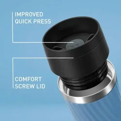 TEFAL TRAVEL MUG 0,36 L BLUE SLEEVE TWIST