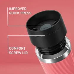 TEFAL TRAVEL MUG 0,36 L RED SLEEVE TWIST