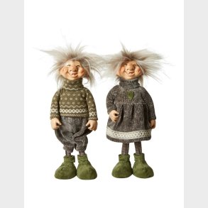 TROLDEBRN 29CM 2 ASS. GRN/GR